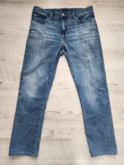 UNIQLO ユニクロ 中デニム ストレッチ デニムパンツ 出品 (33 34)インチ ジーンズ