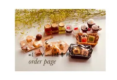 m(・∀・)様専用ページ　樹脂粘土ミニチュアパン・フード・スイーツ