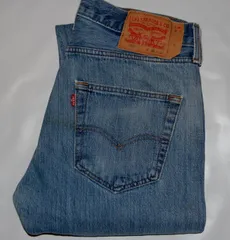 送料無料! USED Levis リーバイス 501 デニム BLUE エジプト製 W31　L-27