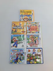 ニンテンドー3DS用ソフト スーパーマリオ7本 3DS用ACアダプター セット