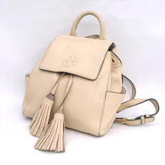 TORY BURCH / トリーバーチ ■リュックサック バッグ レザー ベージュ 【バッグ/バック/BAG/鞄/カバン】 ブランド【中古】 
