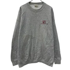 メキシコ製 Lee ロゴスウェット トレーナー 2XL グレー ワインレッド リー プルオーバー ワンポイント刺繍 スウェット 秋物 a802-5305