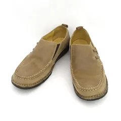 REGAL / リーガル ◆スリッポン/レザー/ベージュ/24cm F16C 【レディース/ガールズ/LADY/女性/婦人】【靴/クツ/シューズ/SHOES】 レディースファッション【中古】 