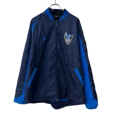 adidas ジャケット XL ネイビー ブルー アディダス ジップアップ スポーティー バスケットボール ポリエステル アウター 秋冬物 a802-5325