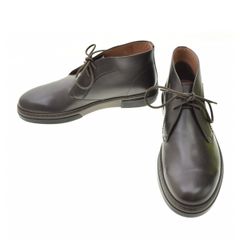Salvatore Ferragamo レースアップブーツ 本革 上級ライン - メルカリ