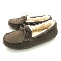 【倉吉店】 中古 UGG | アグ デッキシューズ モカシン 1107949 ブラウン 25cm 【128】
