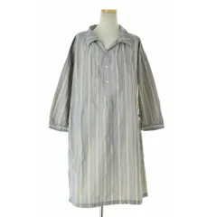 【JOURNALSTANDARD】ストライププルオーバーシャツ長袖ワンピース