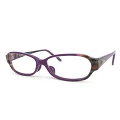 Christian Dior / クリスチャンディオール ■度付きメガネ レディース ロゴ 紫 CD-7684J 【サングラス/メガネ/眼鏡】 ブランド【中古】 