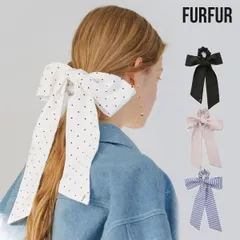 【新作10%OFF】【即納】ファーファー FURFUR アクセサリー 26春夏 リボンシュシュ 小物 ギフト ヘアアクセサリー rwga261535