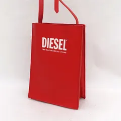 DIESEL / ディーゼル ■ショルダー ポーチ バッグ レッド ビニール 【バッグ/バック/BAG/鞄/カバン】 ブランド【中古】 