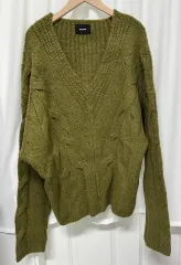 新品 Vネック オーバーサイズ ニット