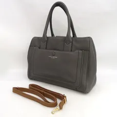 MARC JACOBS / マークジェイコブス ■トート ハンドバッグ モミ革 グレー ２WAY ビジネス 【バッグ/バック/BAG/鞄/カバン】 ブランド【中古】 