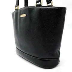 【良品】Burberry バーバリー 裏地ノバチェック ハンドバッグ レザー レディース ユニセックス ブラック 黒色 ヴィンテージ