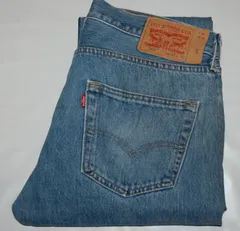 送料無料! USED Levis リーバイス 501 デニム BLUE メキシコ製 W32　L-31