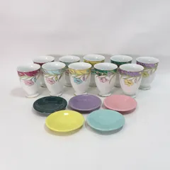 ＹＵＭＩ　ＫＡＴＳＵＲＡ ◆【洋食器】桂由美/フリーカップ（10個）プレート（5枚） すまい 雑貨 ギフト ギフト【中古】 