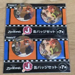 ズートピア ハッピーくじ J賞 ニック＆ジュディ バッジ ニック・ワイルド ジュディ・ホップス