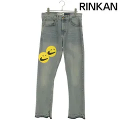 バイローエン スマイルパッチデニムパンツ メンズ 30インチ