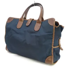 Orobianco / オロビアンコ ■ビジネスバッグ ブリーフケース  ネイビー　ブラウン 【バッグ/バック/BAG/鞄/カバン】 ブランド【中古】 