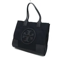 TORY BURCH / トリーバーチ ■トートバッグ　ナイロンレザー　ブラック 【バッグ/バック/BAG/鞄/カバン】 ブランド【中古】 