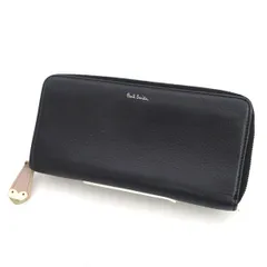 Paul Smith / ポールスミス ■ラウンドファスナー 長財布　レザー　ブラック 【財布/サイフ/ウォレット/wallet/コイン】 ブランド【中古】 