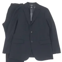 極美品□BLACK LABELCRESTBRIDGE ブラックレーベル クレストブリッジ 裏チェック柄 ジャージー素材 セットアップ ネイビー S 正規品 メンズ