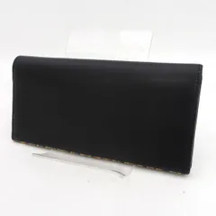 Paul Smith / ポールスミス ■長財布　レザー　ブラック　ストライプ 【財布/サイフ/ウォレット/wallet/コイン】 ブランド【中古】 