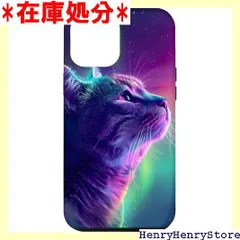 iPhone 14 Plus アメリカンショートヘア 猫好き オーロラ 空 スマホケース 2043
