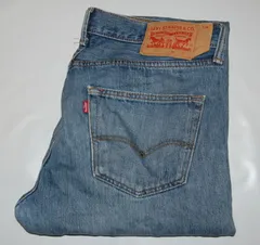 送料無料! USED Levis リーバイス 501 デニム BLUE エジプト製 W32　L-36
