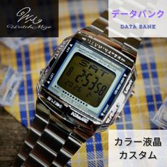 🌟新品未使用🌟 CASIO チプカシ DB-360-1AJH 『グレー液晶』カスタム 【データバンクモデル】