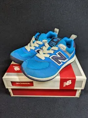 new balance/ニューバランス　キッズシューズ　14㎝　KS574　ブルー　E596