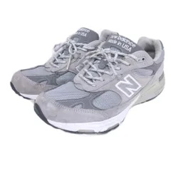 ニューバランス NEW BALANCE Made in USA MR993GL スニーカー ローカット スエード 切替 US8.5 26.5cm 灰 グレー 系 0205