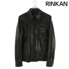 ドルチェアンドガッバーナ ロゴプレートレザージャケット メンズ 46