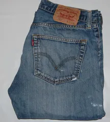 送料無料! USED Levis リーバイス 501 デニム BLUE トルコ製 W32　L-41