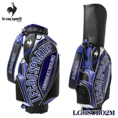 新品★ルコック★le coq sportif★LG6SCB02M グラフィック デザイン カート キャディバッグ★2026★9.5型 3.5kg★【BK00】ブラック