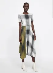 ZARA チェック柄ワンピース