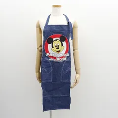 Poppins　/　ポピンズ ◆【衣料】ビンテージ ミッキーマウス デニムエプロン 生活雑貨【未使用】 