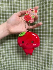リンゴ ぬいぐるみ キーホルダー