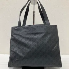 9343　GHERARDINI　ゲラルディーニ　 ハンドバッグ　モノグラム　総柄　 ブラック系　黒　ソフティ　レディース