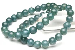 ブラジル産◇天然色 アパタイト　9mm　ブレスレット パワーストーン 天然石 _B1553-9