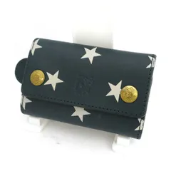 IL BISONTE / イルビゾンテ ■6連キーケース　キーホルダー　レザー　グリーン　星 【KEY/キー/鍵】 ブランド【中古】 