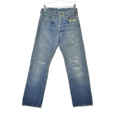 【LEVIS】〜50s 501XX 片面 革パッチデニムパンツ