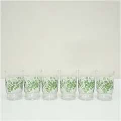 昭和レトロ　アデリアグラス　グラス6客  食器 おしゃれ かわいい コップ お酒 アンティーク カフェ 居酒屋 来客 普段使い レトロ 上品