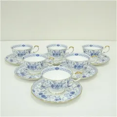 NARUMI　ナルミ　ミラノ　カップ＆ソーサー6客  食器 おしゃれ かわいい お茶 茶器 アンティーク インテリア 普段使い 来客 テーブルウェア