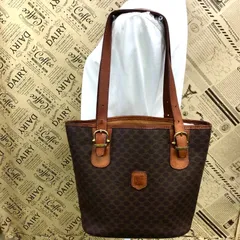 セリーヌ ハンド トートバッグ マカダム バケツ フォーマル GA338