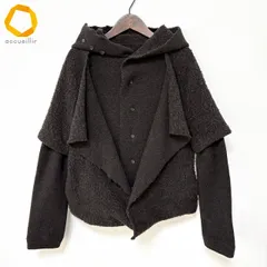 #wpc ヨウジヤマモト ワイズ YohjiYamamoto Y's コート 3 こげ茶 2way レイヤード 重ね着風 変形 レディース [861218]