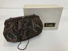 ☆皇室御用達 LUMY ルミーはしもと ビーズ バッグ ストーン