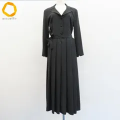 agnes b アニエスベー ワンピース シャツ ブラウス プリーツ リボン レディース [a993136]