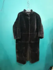 オーバーサイズ ロング ムートンコート フェイクファーコート