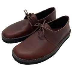 【中古】YOKO SAKAMOTO | ヨーコサカモト MILITARY SHOES ミリタリーシューズ　レザーシューズ YS-MIL-SHOES ブラウン 25cm【尾張小牧店】【専】