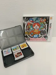 【中古品】 Nintendoニンテンドー3DS用ゲームソフト 妖怪ウォッチ2 元祖 & ケーキ屋さん物語 & とびだせ どうぶつの森 & スーパーマリオメーカー & ワンピース 大海賊闘技場 カートリッジ5点セット 玩具おもちゃ ゲーム ケース付き 現状品